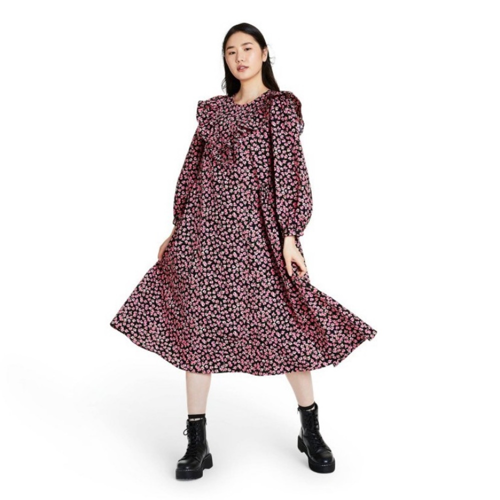Sandy Liang x Target Floral Long Sleeve Dress